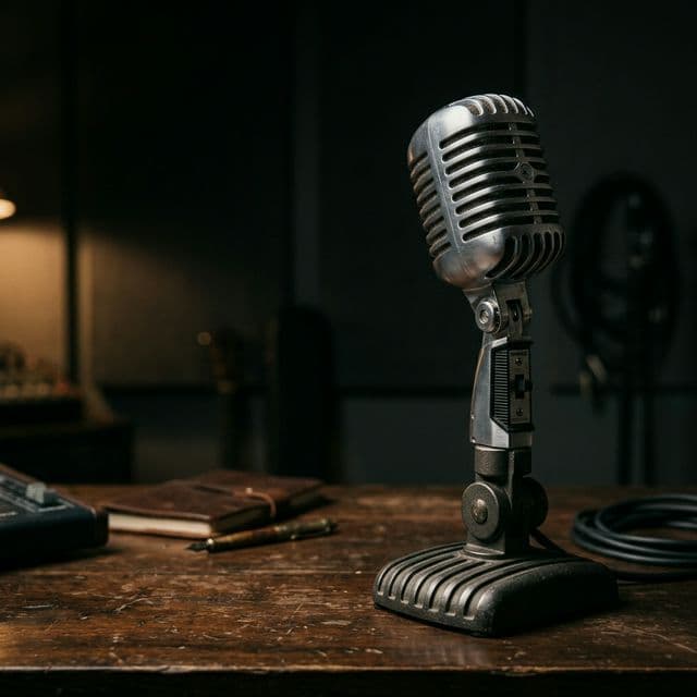 Vintage microphone